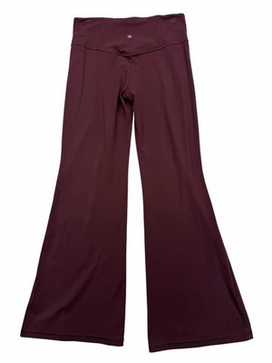 Athleta Elation Flare High Rise Pant Tawny Rose Size L