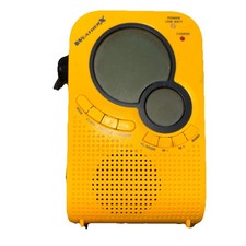 Weather X Crank Radio, Yellow, this unit is in fantastic condition.