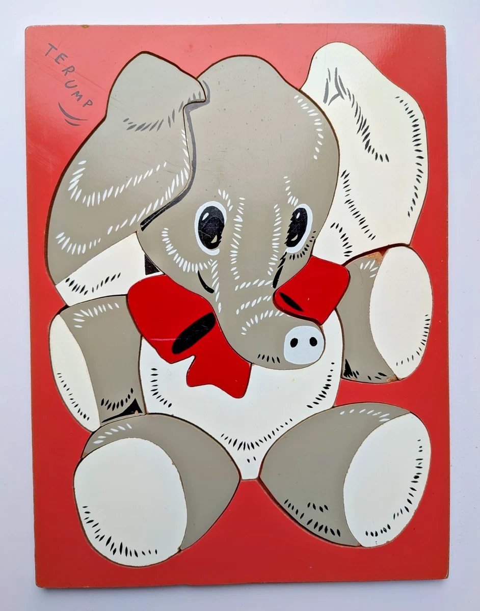 Wooden Animals Vintage Puzzles for sale | eBay
