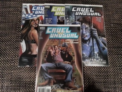 VERTIGO / DC - ''CRUEL and UNUSUAL'' 4pc Complete Set. 1999. UNREAD 