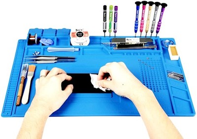 Arbeitsmatte Antistatisch Magnet Silikon Reparatur Handy Lötmatte Unterlage