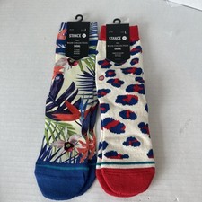 Youth Large Size 3-5.5 STANCE WADE COLLECTION Casual Mid Cushion 2 Pairs NWT