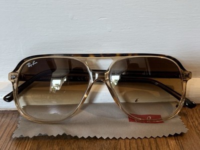 Ray-Ban RB2198 BILL Sunglasses In Havana Brown, Chromance, Auth + Case, Cloth