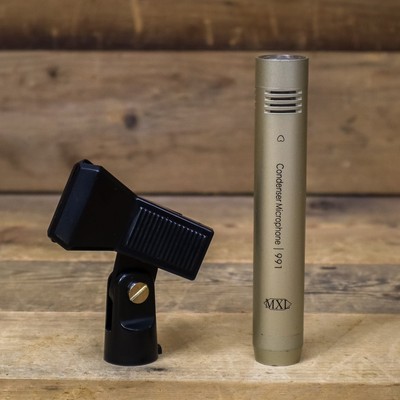 MXL 991 Small Diaphragm Condenser Microphone with Clip Voice Vocal Mic U269801