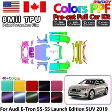 Precut PPF Paint Protection Film For Audi E-Tron 55-55 Launch Edition SUV 2019