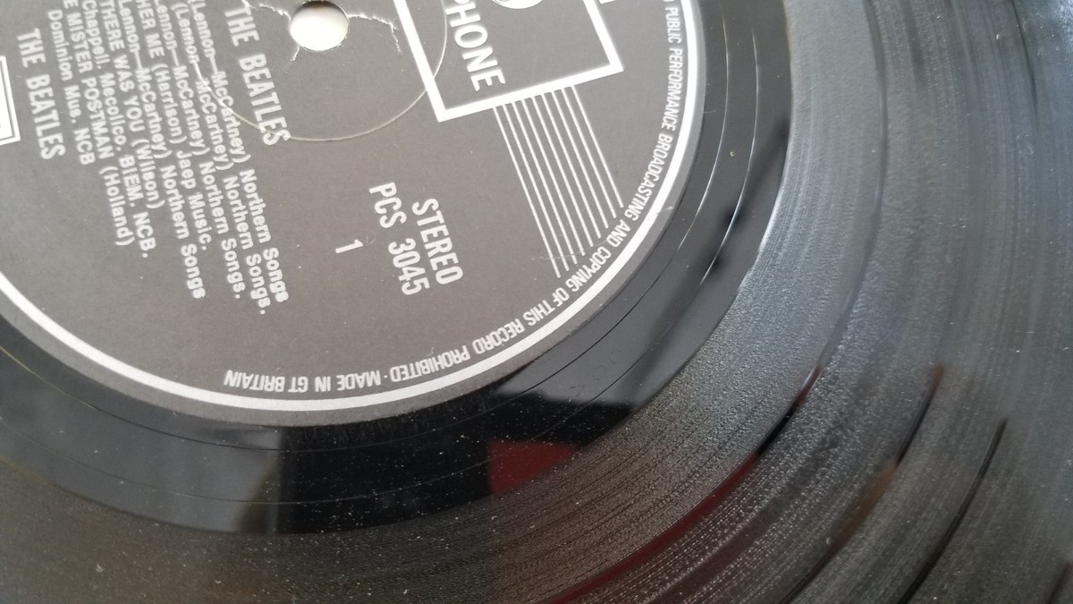 【LP】with the beatles parlophone pcs-3045 The Beatles Collection » With The Beatles, Parlophone, PCS 3045.