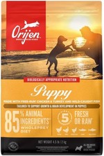 Grain Free High Protein Dry Dog Food Puppy Recipe 4.5lb Bag 9.25 per pound