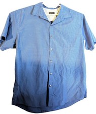 Van Heusen men's blue check XL 17/17.5 shirt preowned