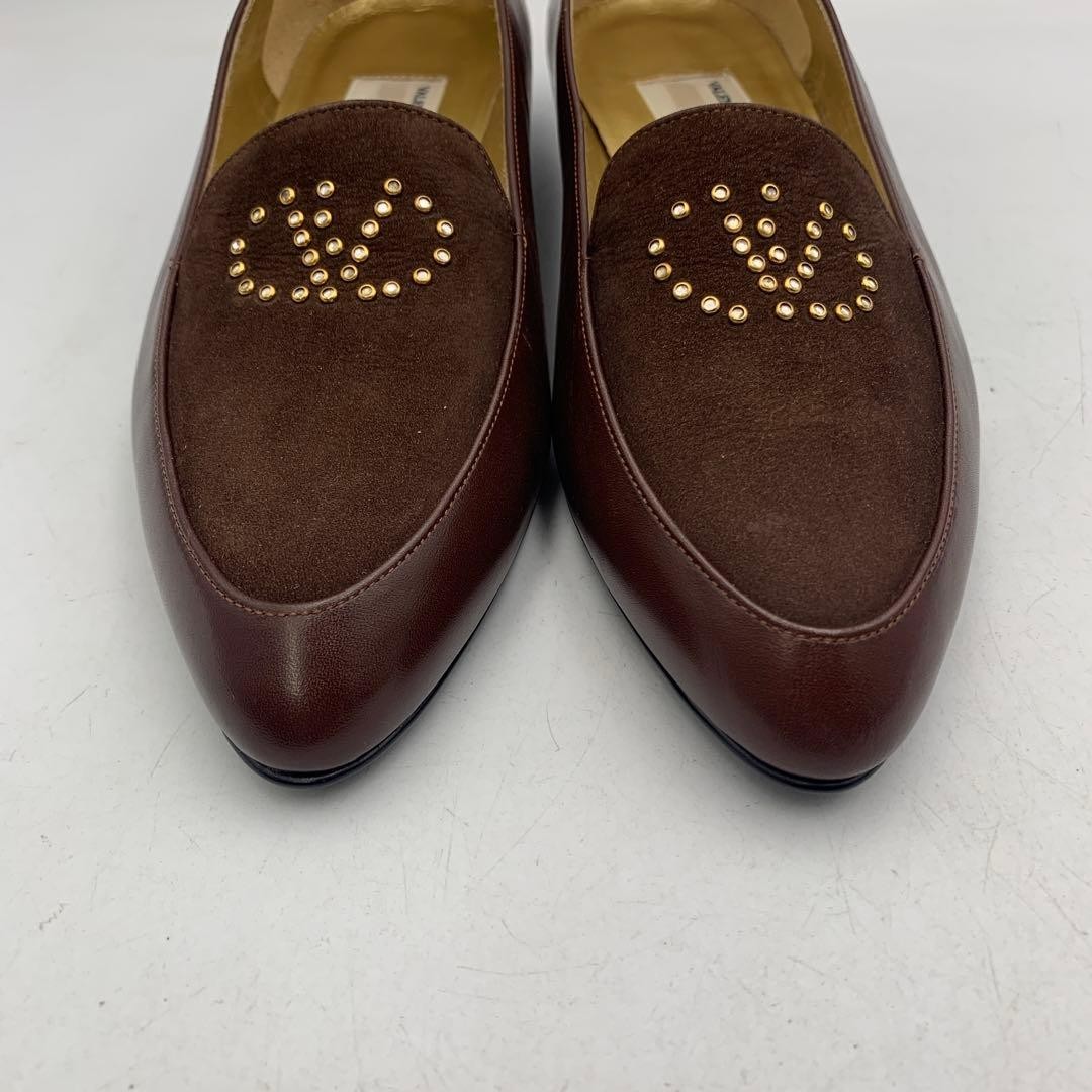 Valentino Garavani Pumps Heel Leather Brown EU36/US6 116179c thumbnail 16