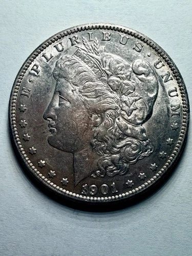1901-S Morgan Silver Dollar Almost Uncirculated++