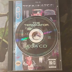 Virgin The Terminator Sega CD Action MA-13 Complete w/ Disc Case & Insert