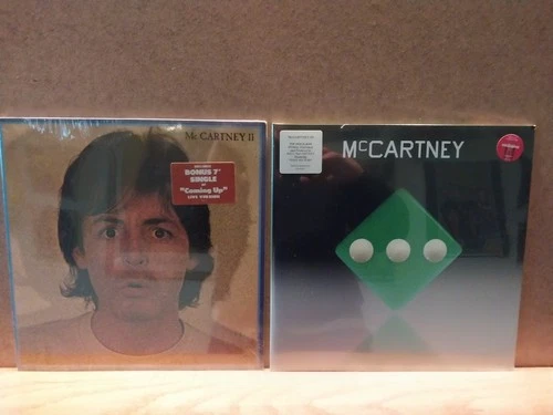 Paul McCartney, 2 SEALED Orginal albums. "McCartney II" & "McCartney III" Green.