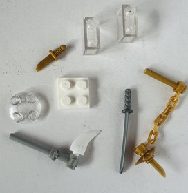 LEGO NINJAGO 9590 NRG Zane Spinner VERY RARE Complete - missing cards only