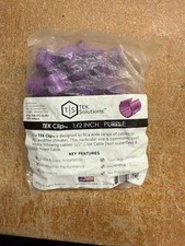 TEK-CP1-12 - TEK Solutions 1/2" Color Coded Clip Lot of 54 READ DESCRIPTION