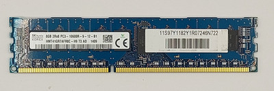 SK hynix 8GB 2Rx8 PC3-10600R DDR3-1333MHz ECC Registered RDIMM Server Speicher RAM