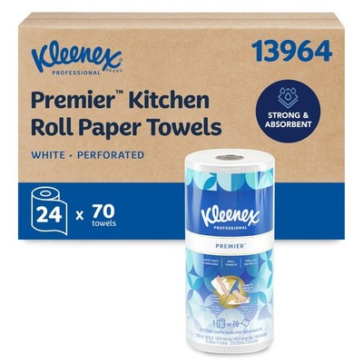 Professional Premier Kitchen Towels, Bulk (13964), Cloth-Like Softness, White...