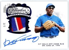 Vladimir Guerrero 2019 Panini Flawless Moments Sapphire Patch Autograph Card 3/7
