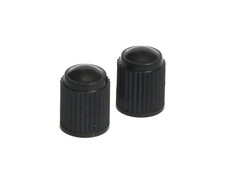Image of Weldtite Schrader Bike Bicycle Valve Caps Black