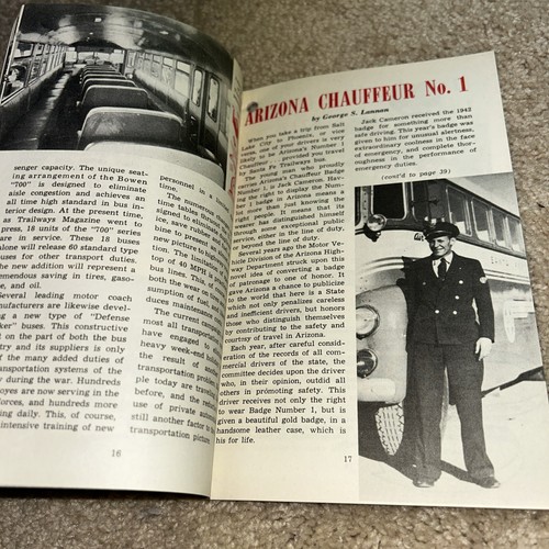 Sept - Oct. 1942 TRAILWAYS Magazine TRAILWAY BUS SYSTEM - Victory Volume WWII - Picture 9 of 20
