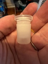 18mm Male to 14mm Female Color Glass Adapter Reducer CLEAR