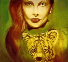 William Verdult Signed Lithograph “Lady and Pet” – Limited Edition /500
