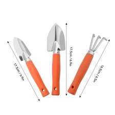 B- Garden Tool Set Garden Hand Tools Include Wide Shovel Narrow Shovel Rake For