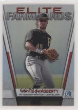 2019 Bowman Chrome Elite Farmhands Travis Swaggerty #EF-TS 7m3