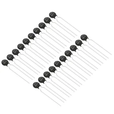 NTC Thermistors Resistors, 20Pcs 5 Ohm NTC 5 D-7 Temperature Sensor