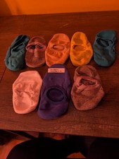 Colorful No-Show Socks 8ct Set Women's 7.5-9.5 NWOT