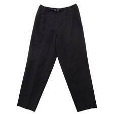 Talbots Pants Womens 10 Petite Black Dressy Lined Side Zip Classic Work Career