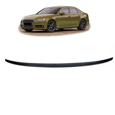 Heck Spoiler Lippe Sport Schwarz glanz + 3M für Audi A4 B9 Limousine ab 14-24