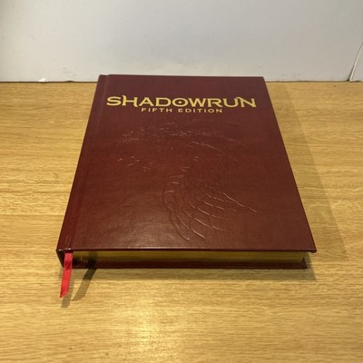Shadowrun Fifth Edition HB Ltd Ed Gold Gild Catalyst Games 2013 1st Printing Lb