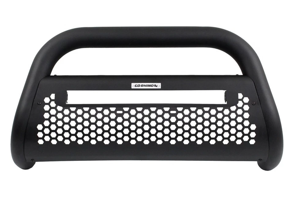 For Dodge Ram 1500 02-05 3" Rhino Charger RC2 LR Black Bull Bar w Skid Plate Foto 3 de 4