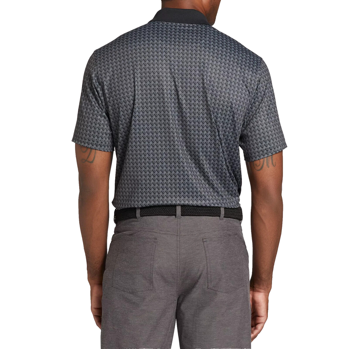 画像の２点 Walter Hagen Mens Perfect 11 Novelty Print Golf Polo T-Shirt