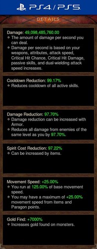 Diablo 3 PS4/PS5 Softcore | Set monaco antico moddato primal | abito da re scimmia - Foto 2 di 5