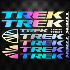 TREK - KIT Holographic Vinyl Decal Stickers Sheet Bike Frame Cycling Bicycle