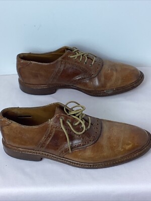 Allen Edmonds Finch Saddle Oxford Leather Dress Shoes - 9.5D  display picture 1