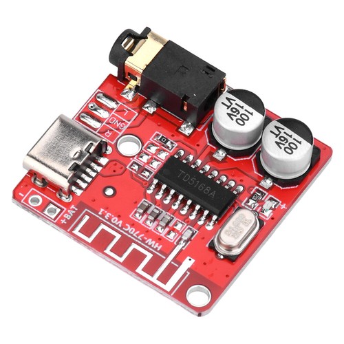 5 PIEZAS 3.7V-5V Mini Bluetooth 5.1 Receptor de Audio MP3 Decodificador Módulo Amplificador EE. UU. - Imagen 12 de 15