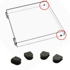 4Pcs Rubber Bump stops for Technics SL BD22 AT-LP120 LP5 Turntable dustcover