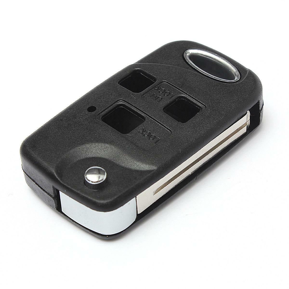 Custodia Telecomando Auto 3 Pulsanti In ABS Nero, Sostitutivo Per Chiave IS200 GS300 LS200 RX300, Cover Portachiavi