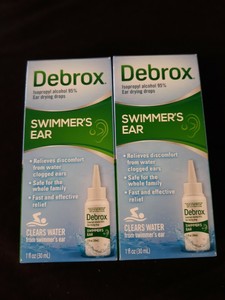 2 Debrox Swimmer's Ear Relief Ear Drying Drops Relief 1 oz each EXP 7/