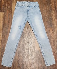 NWOT Laure Ralph Lauren Women's Indigo Stone Wash High Rise Ankle Jeans