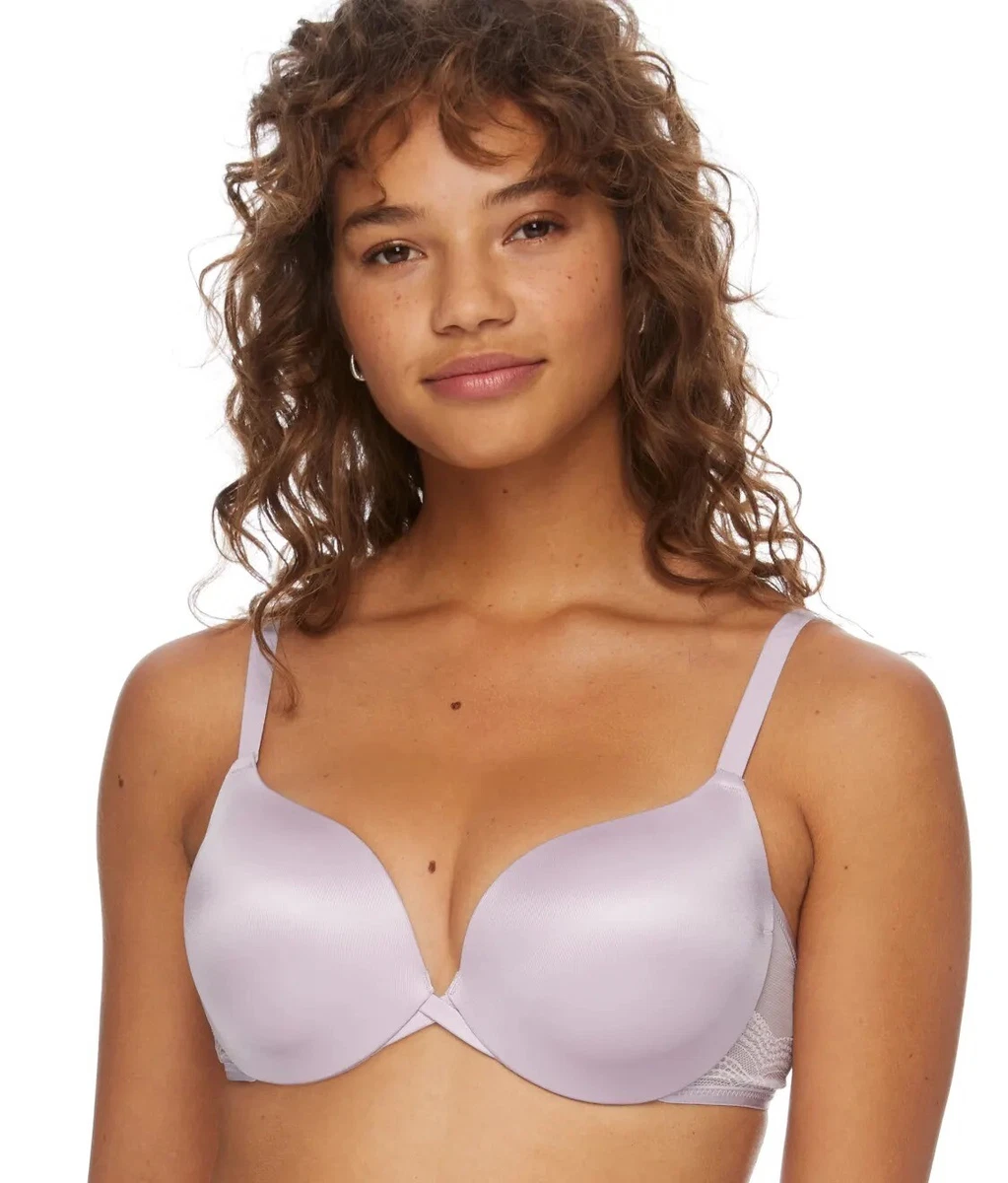 MAIDENFORM Urban Lilac Love The Lift Push Up & In Lace Bra, US 34C, UK 34C,  NWOT