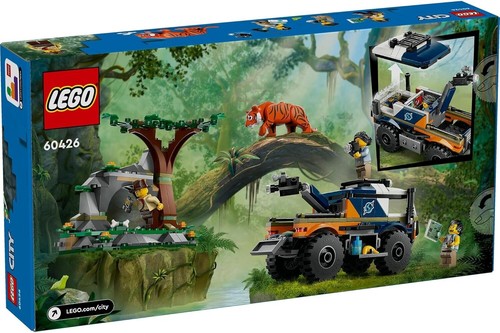 LEGO® City Jungle Explorer Truck 60426 Building Toy Set,Toy Boat That Floats - Picture 6 of 7
