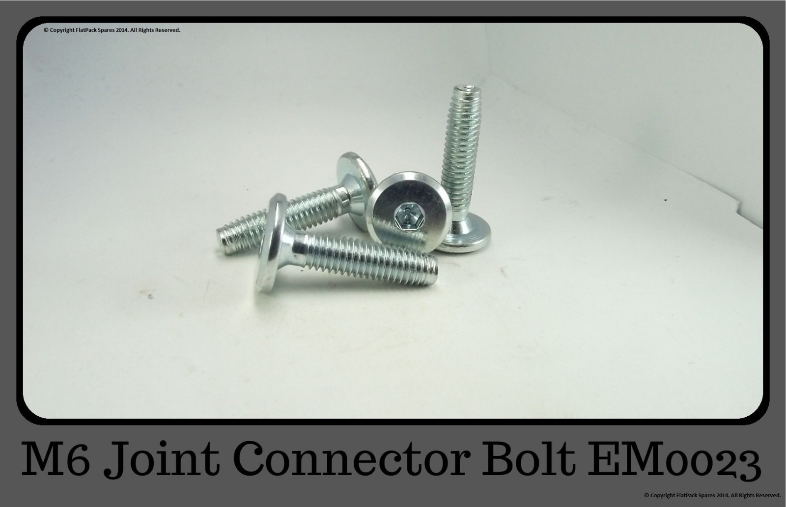 M6 Joint Connector Bolt Flat Pack Fittings Knockdown EM0023 eBay