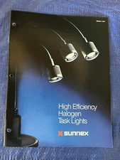 1990’s Sunnex Halogen Task Lights Catalog