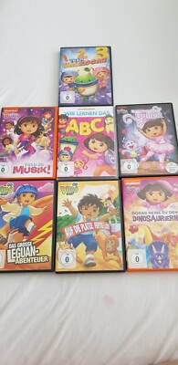 Dora, Diego und Team Umizoomi DVD Sammlung  7 DVD's  Extralange Laufzeit NP 75  