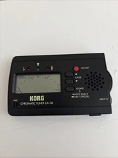 Korg Chromatic Tuner CA-30 Multi-Instrument Guitar Battery Works