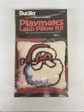 Bucilla Playmates Latch Pillow Kit "Santa" Kit  12716 New 12x12