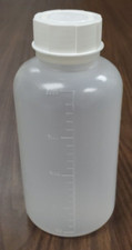 2000ML  GRADUATED BOTTLE W/SCREW CAP, POLYPROPYLENE, WIDE MOUTH